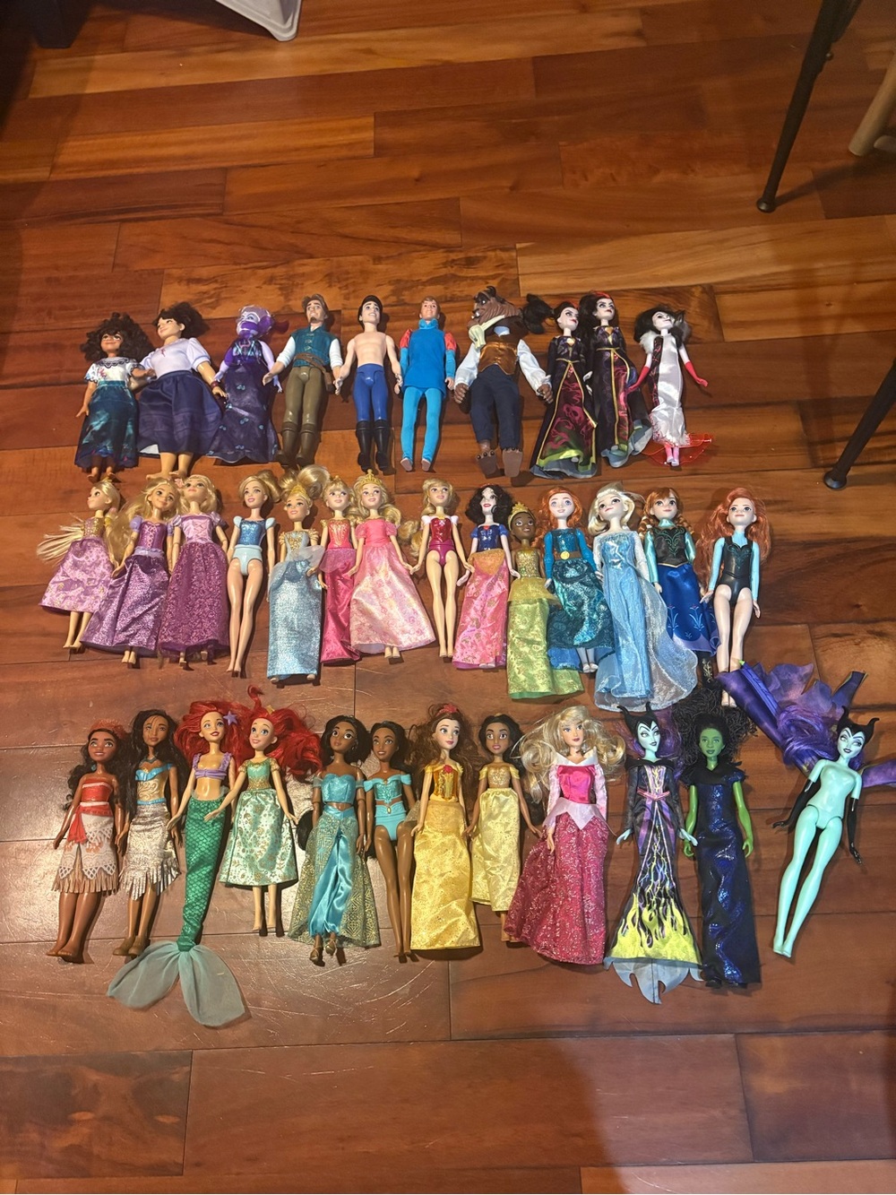 Disney Princess and Prince Huge Doll Lot